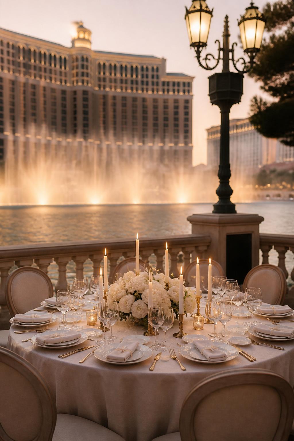 Intimate Vow Renewal at the Bellagio